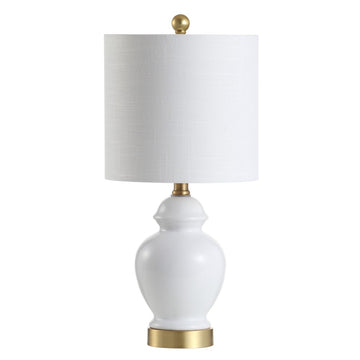 Perry 20" Ceramic/Metal LED Table Lamp - JONATHAN Y